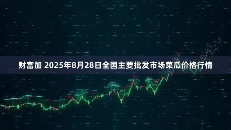 财富加 2025年8月28日全国主要批发市场菜瓜价格行情