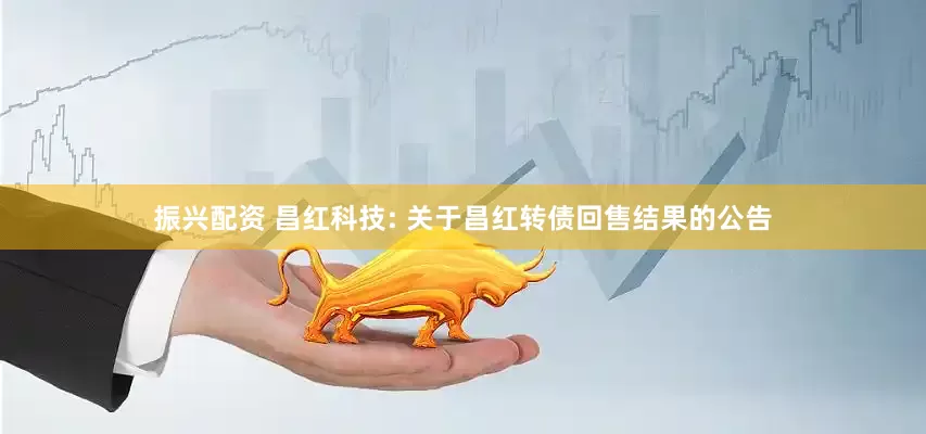 振兴配资 昌红科技: 关于昌红转债回售结果的公告